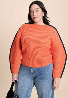 Rounded Sleeve Sweater