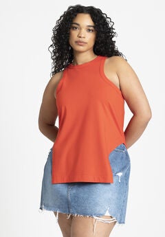 Plus Size Orange Outfits