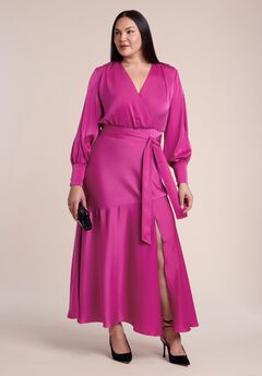 Satin Maxi Dress