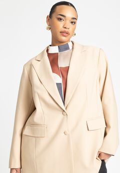Oversized Single Breasted Blazer