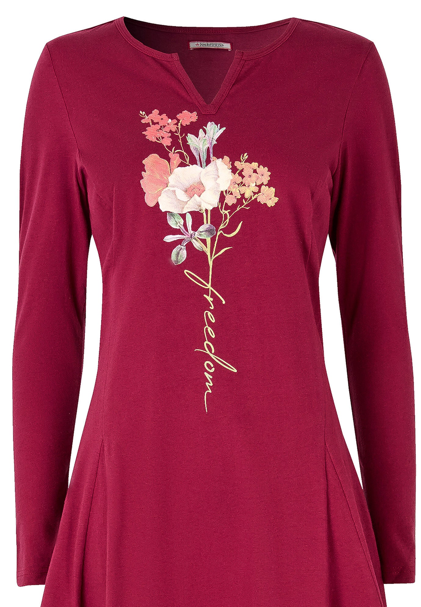 Stretch Knit Pleat Tunic, FREEDOM FLOWER, alternate image number 3