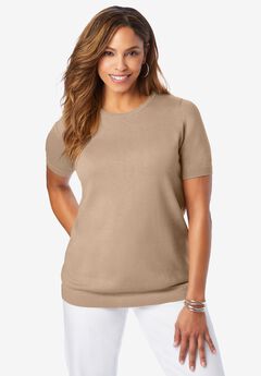 Fine Gauge Crewneck Shell