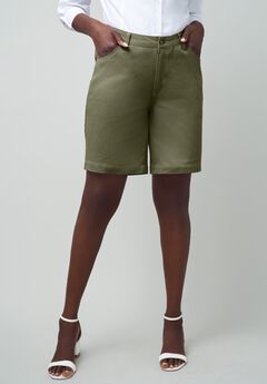Plus Size Green Shorts For Valentine