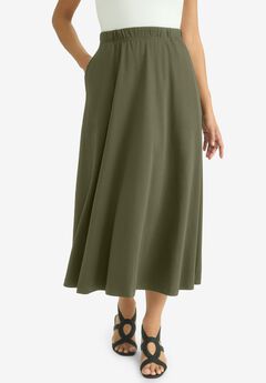 Soft Ease Midi Skirt