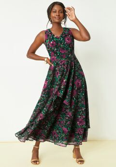 Georgette Flyaway Maxi Dress