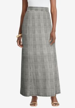 Stretch Knit Maxi Skirt