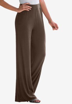 Everyday Stretch Knit Wide Leg Pant