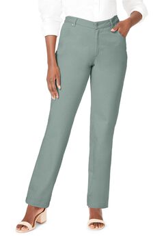 Classic Cotton Denim Straight-Leg Jean