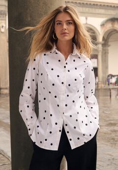 Wrinkle-Free Stretch Poplin Shirt