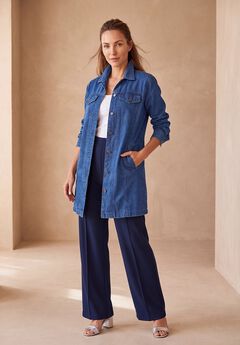 Plus Size Denim Blazers