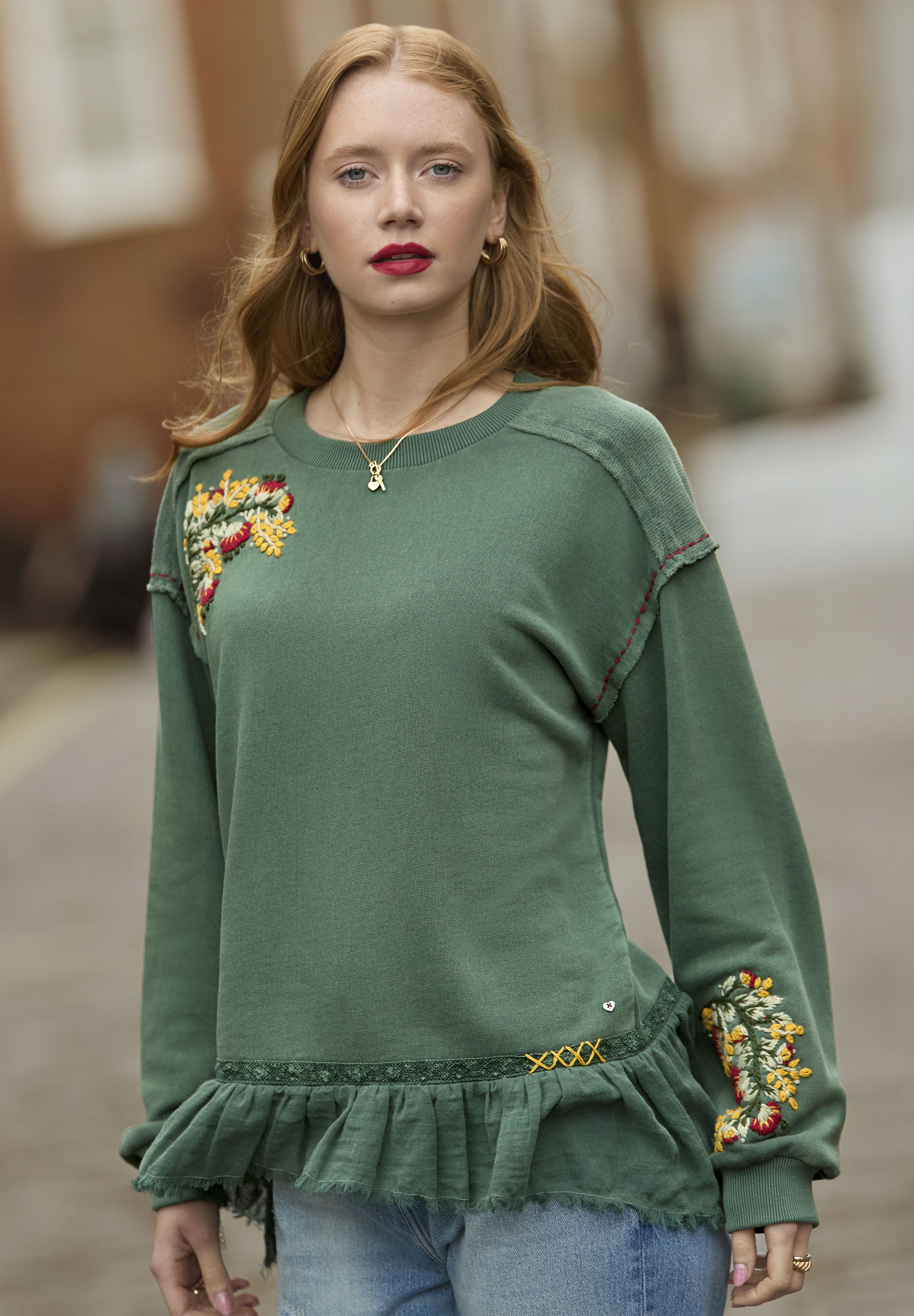 Peplum Sweatshirt