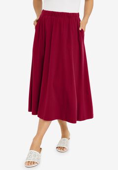 Soft Ease Midi Skirt