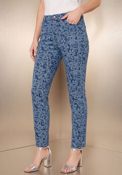 True Fit Stretch Denim Straight Leg Jean
