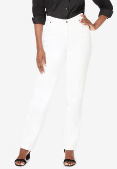 Classic Cotton Denim Straight-Leg Jean