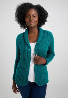 Cable Blazer Sweater