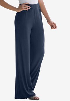 Everyday Stretch Knit Wide Leg Pant