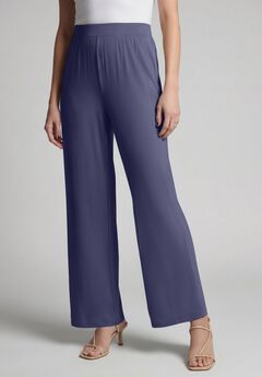 Everyday Stretch Knit Wide Leg Pant
