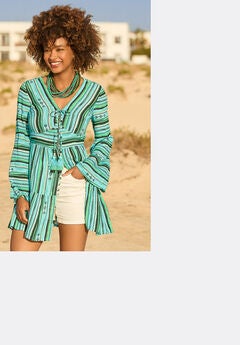 Boho Slit Front Tunic