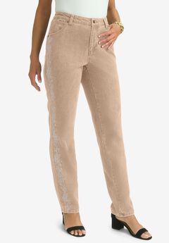 Classic Cotton Denim Straight-Leg Jean