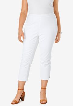 Stretch Denim Crop Jeggings