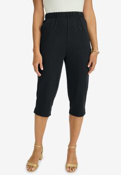 Soft Ease Cotton Knit Capri