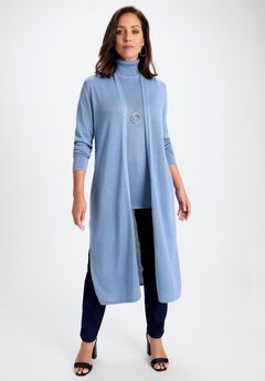 Carefree Cashmere Duster Sweater