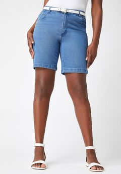 Classic Cotton Denim Shorts
