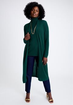 Carefree Cashmere Duster Sweater