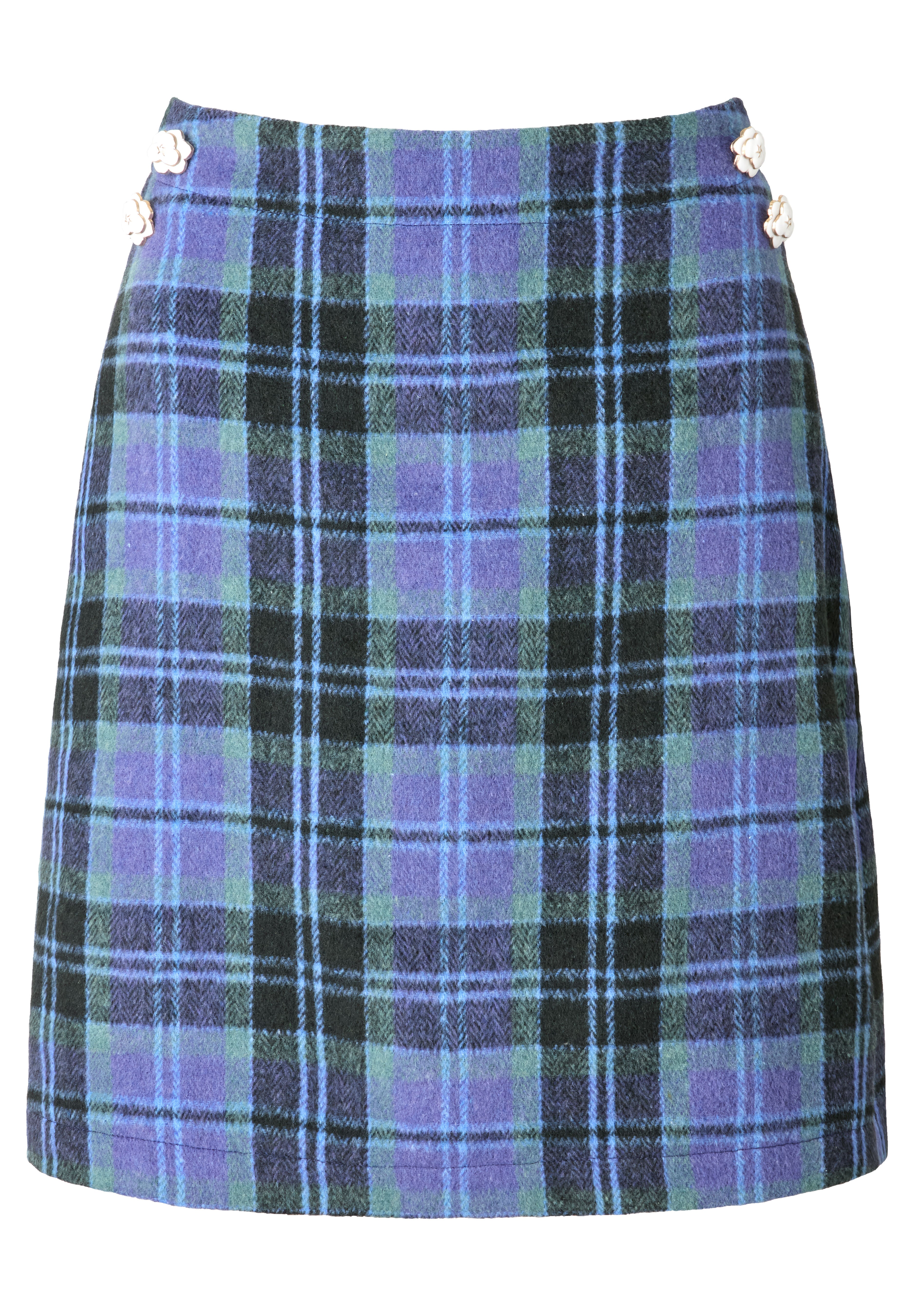 Mini Plaid Skirt, ELECTRIC MEGA PLAID, alternate image number 3