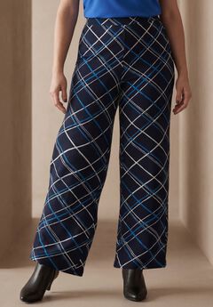 Everyday Stretch Knit Wide Leg Pant