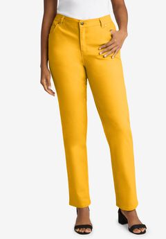 True Fit Stretch Denim Straight Leg Jean