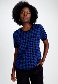 Fine Gauge Crewneck Knit Shell