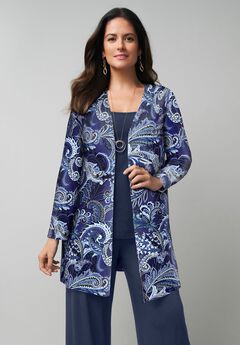 Everyday Stretch Knit Open Front Cardigan