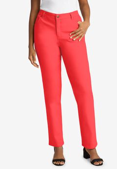 True Fit Stretch Denim Straight Leg Jean