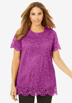 Stretch Lace Tunic