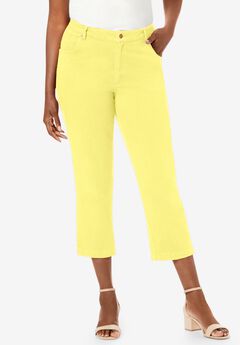 Classic Cotton Denim Capri