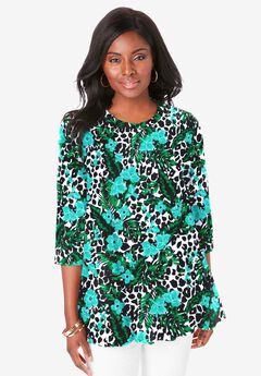 Stretch Knit Swing Tunic