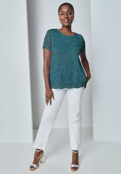 Stretchy Lace Tops