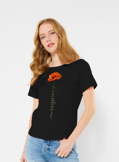 Cotton Slub Graphic Tee