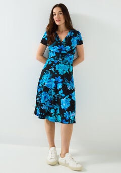 Plus Size Sleeveless V Neck Dresses