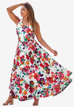 Georgette Flyaway Maxi Dress