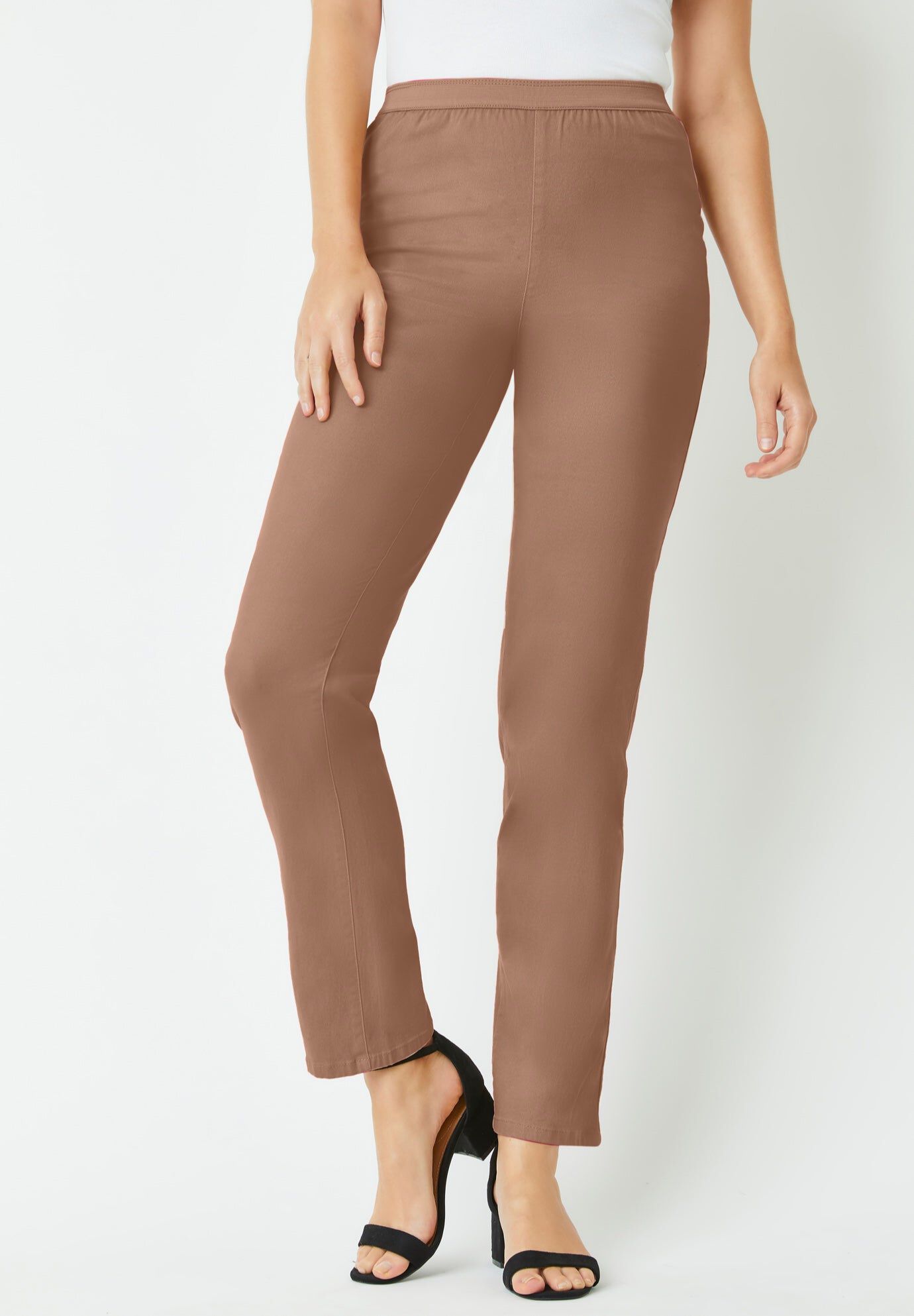Stretch Denim Straight-Leg Jegging