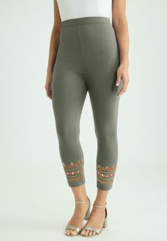 Plus Size Comfortable Capri Pants