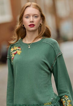 Peplum Sweatshirt