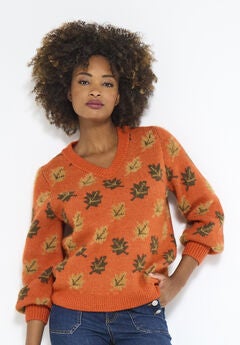 Comfy Leafy Pullover