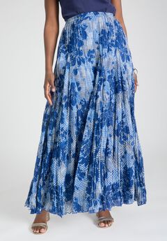 Flowing Crinkled Maxi Skirt