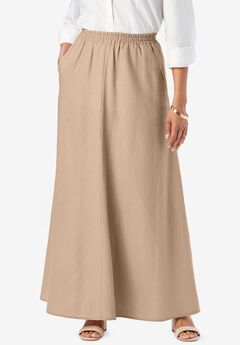 Linen Maxi Skirt