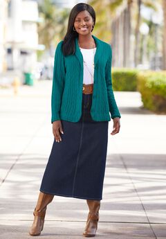 Cable Blazer Sweater