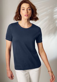 Fine Gauge Crewneck Shell