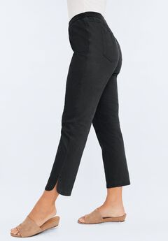 Plus Size Straight Leg Capris